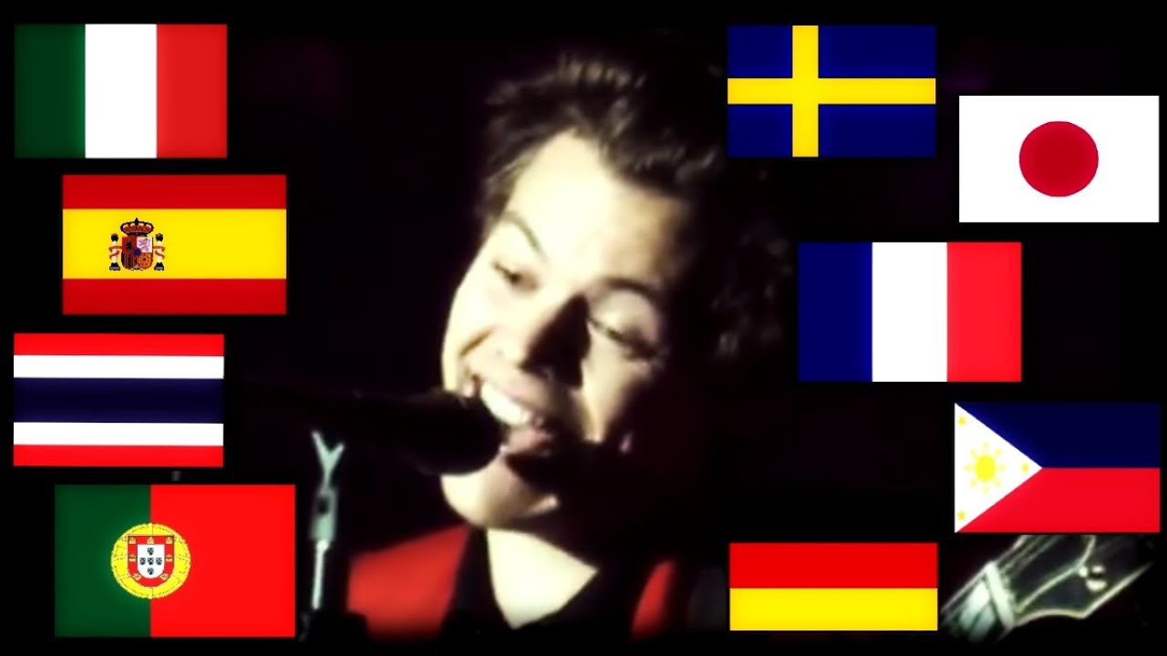 Harry Styles speaking foreign languages at his shows