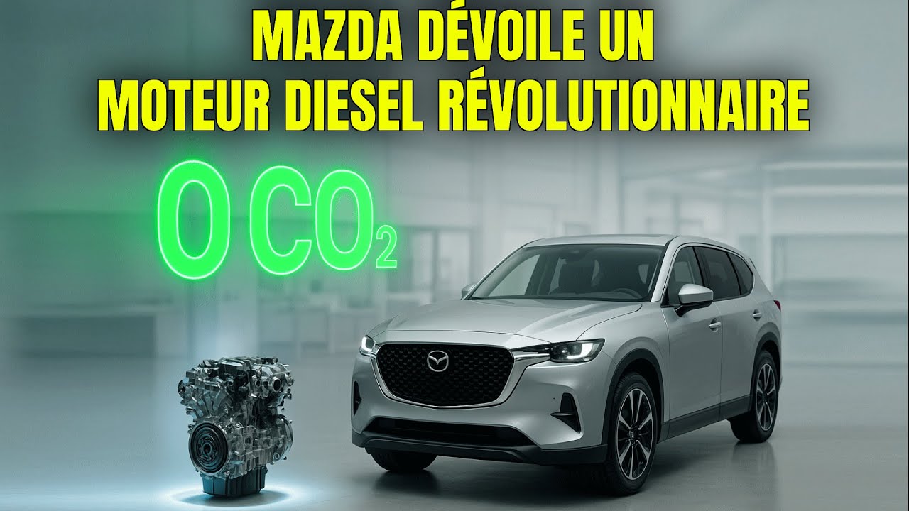 MAZDA ENTERRE LA VOITURE ÉLECTRIQUE AVEC CE MOTEUR DIESEL RÉVOLUTIONNAIRE