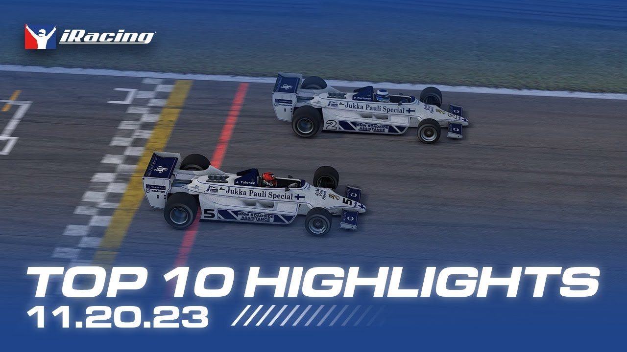 iRacing Top 10 Highlights - November 20th 2023