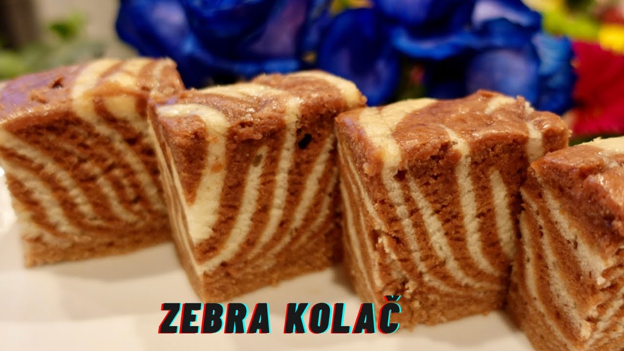 BRZ, JEDNOSTAVAN I JEFTIN  ZEBRA KOLAČ, U POSNOJ VERZIJI