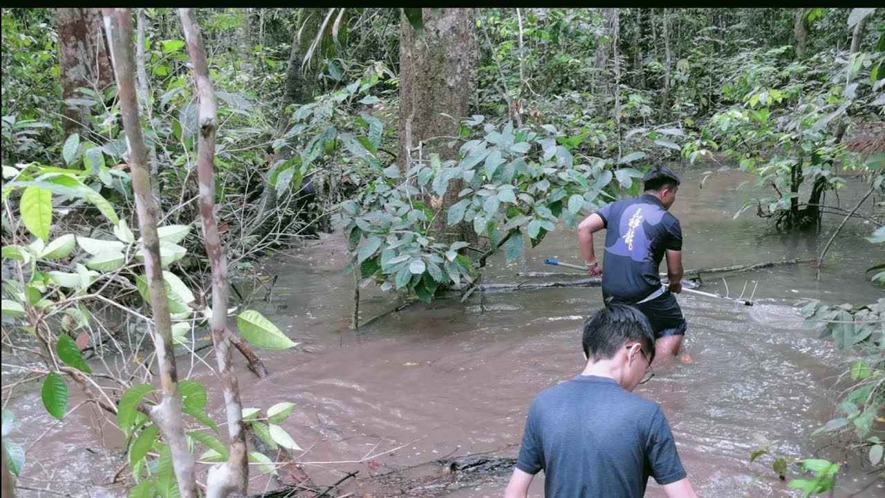 When we went catching wild fish in Malaysia. I feel like the ghost was around us.