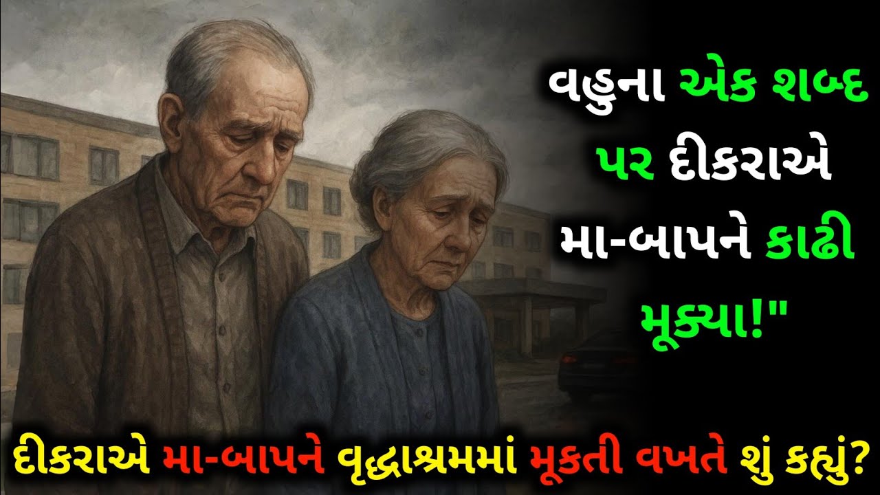 દીકરાએ મા-બાપને વૃદ્ધાશ્રમમાં મૂક્યા 😢| સંસ્કારનું સરનામું ભૂલાયું #gujaratistory #motivationalstory