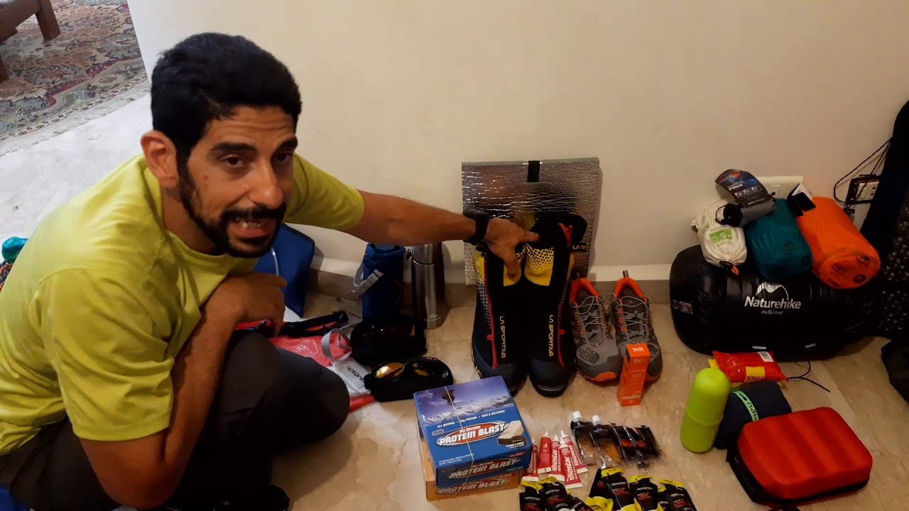 Packing Peak Lenin Gear list