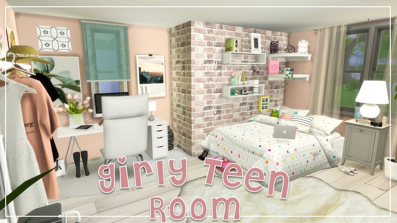 Girly Teen Bedroom 2.0🖍️DEEcorate!🖍️Room Build Series