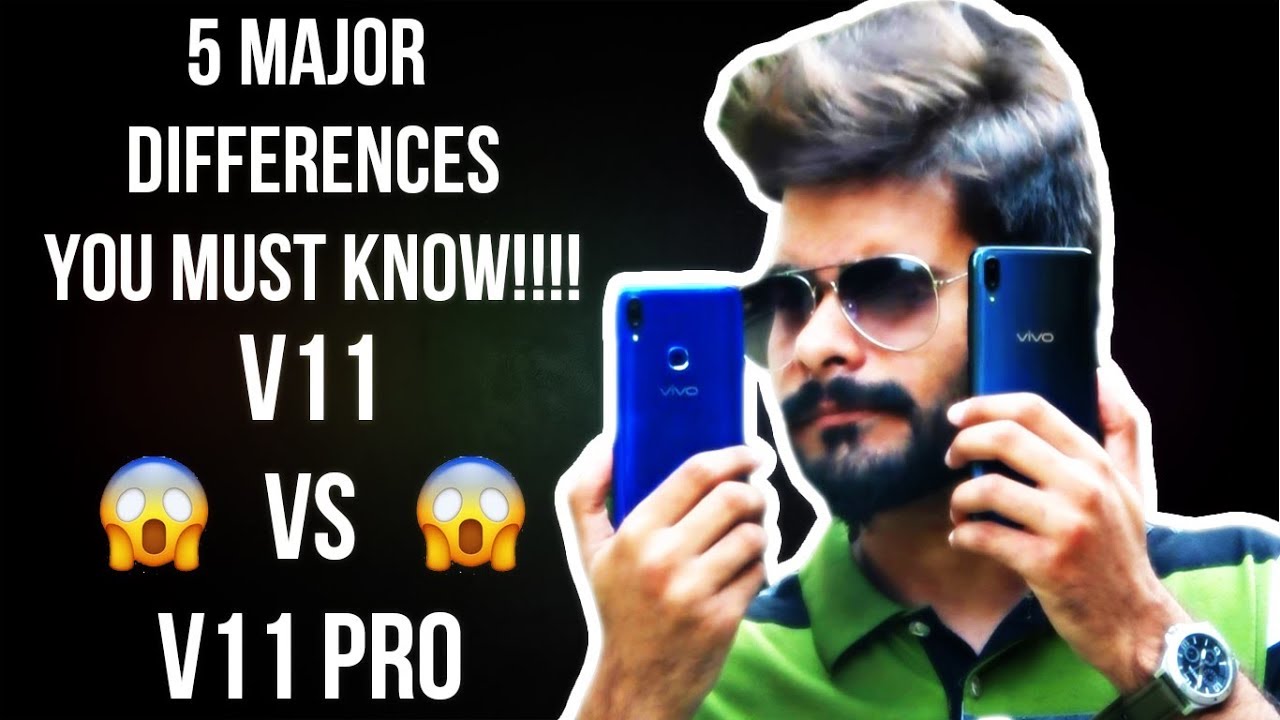 Vivo V11 V.S V11 Pro | 5 Major Differences You must Know | Camera Test/Samples | Fingerprint Test 😎