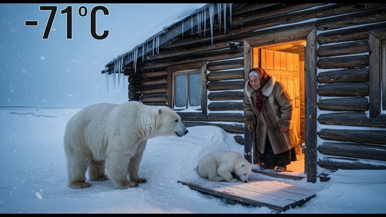 A Wild Bear Brought her Cub To This 80 Year-Old Woman's Door in −71°C Siberia#siberia  #Yakutia