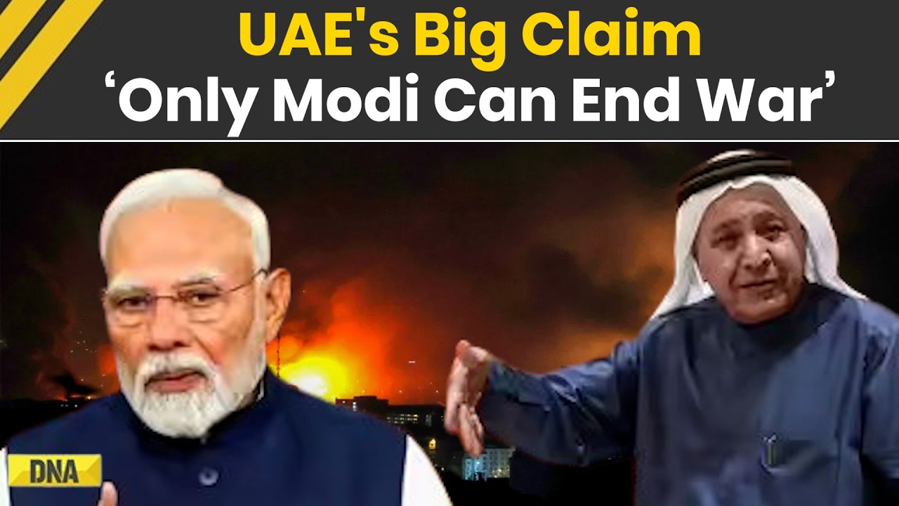 Israel-Iran War: UAE Says Only Modi Can End This War | One Phone Call Will Solve Everything