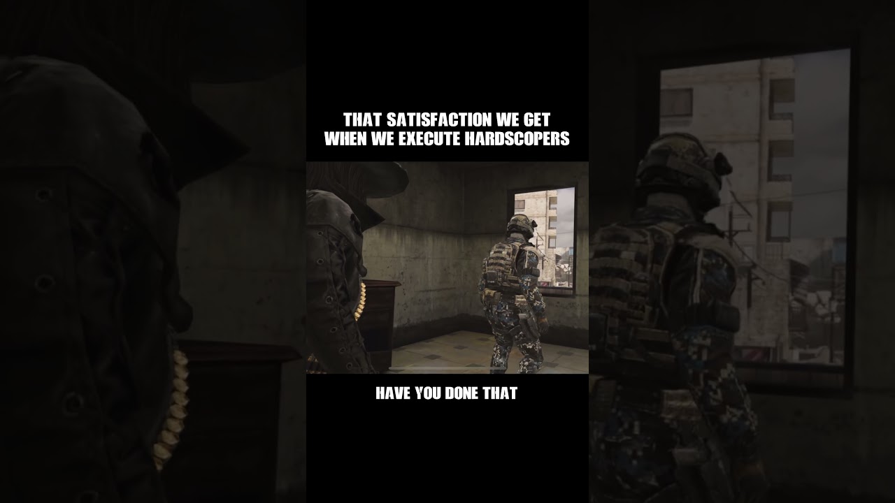 That satisfaction we get when we execute those camping hardscopers - codm meme #codm #meme