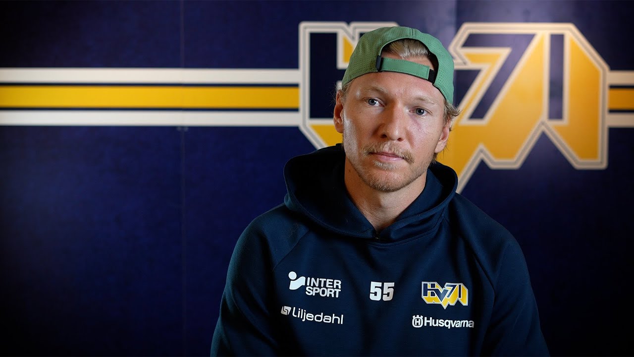 Andreas Borgman inf&ouml;r HV71-R&ouml;gle BK