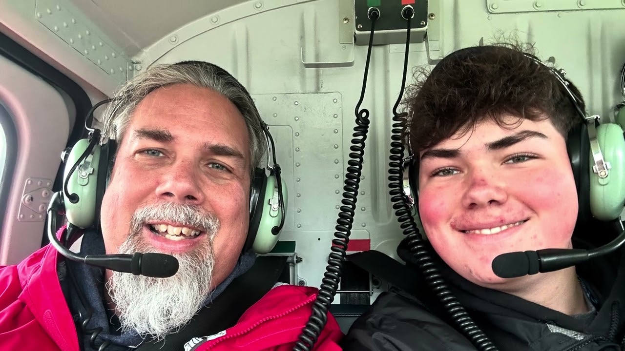 Helicopter ride to Mendenhall ￼glacier. Dog sledding!!