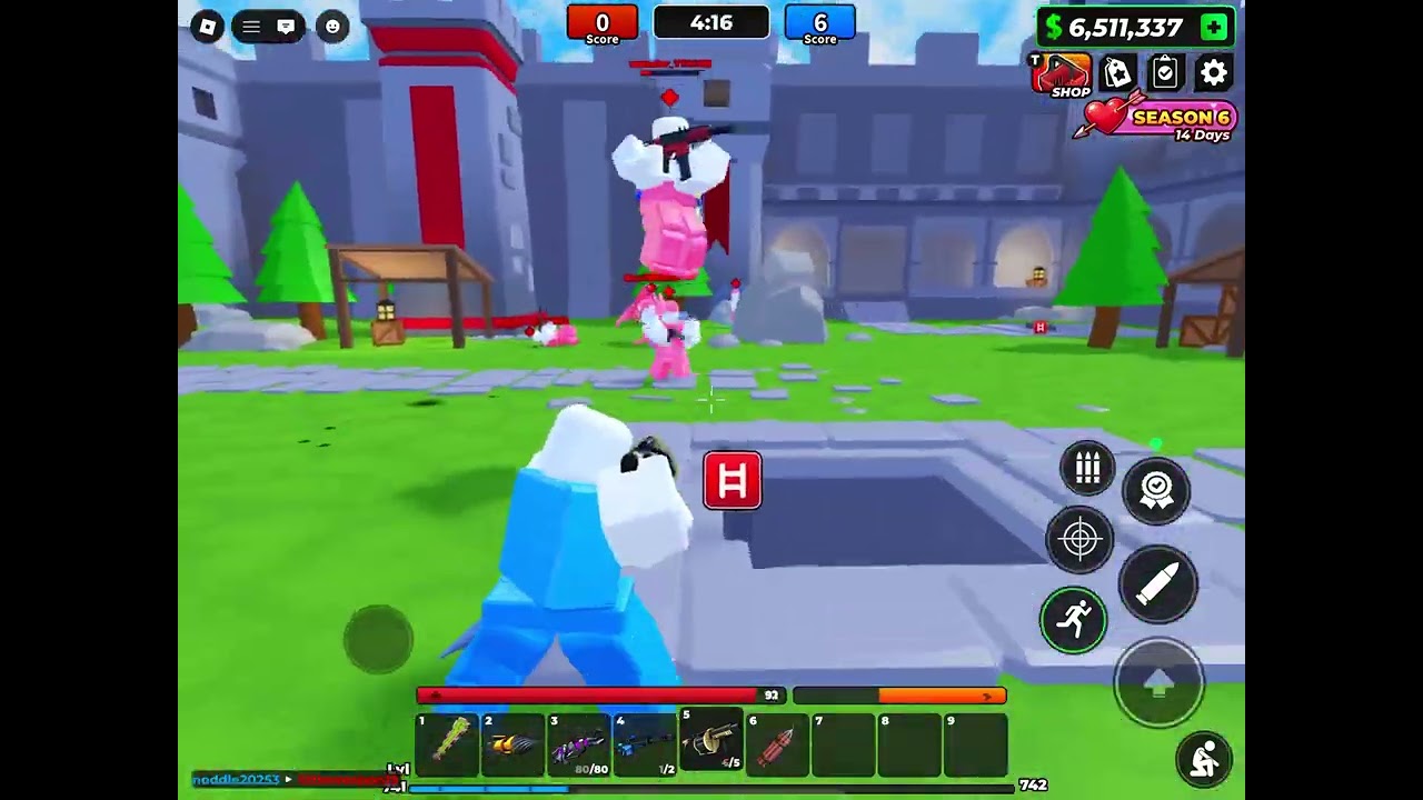 getting 100+ kills in roblox flag wars
