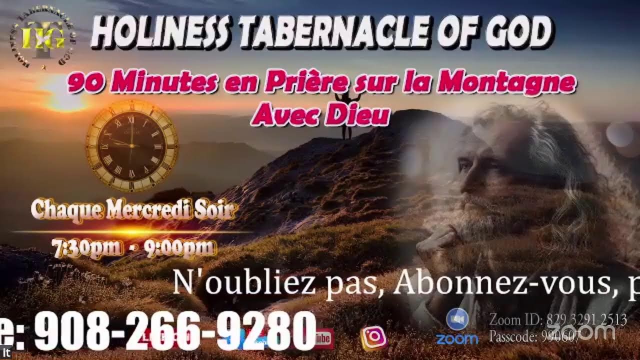 90 MINUTES EN PRIERE SUR LA MONTAGNE AVEC DIEU | 21 JANVIER 2026