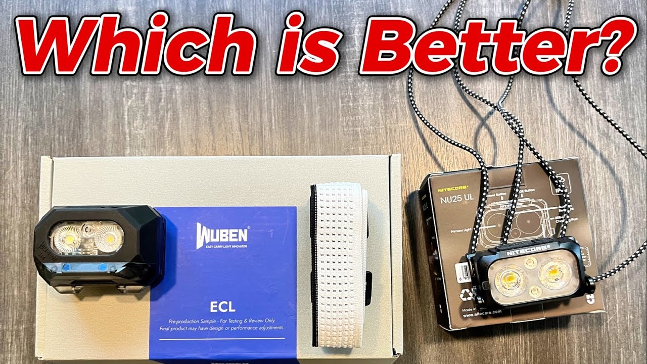 Wuben H4 против Nitecore NU25: лучший налобный фонарь для походов