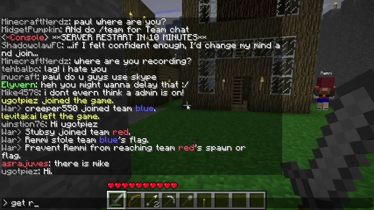 Minecraft Dad [Ep55] Capture the Flag on MCWB Server!