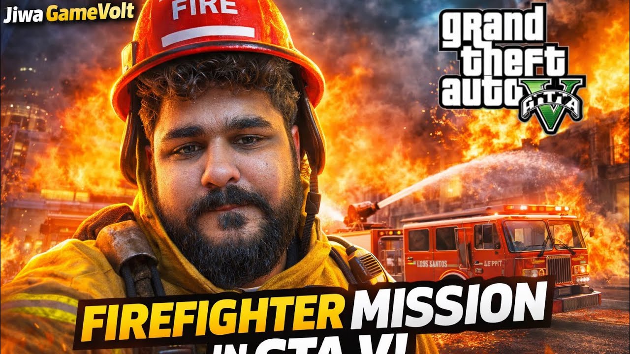 Firefighter Mission in GTA V 🚒 Intense Rescue Gameplay