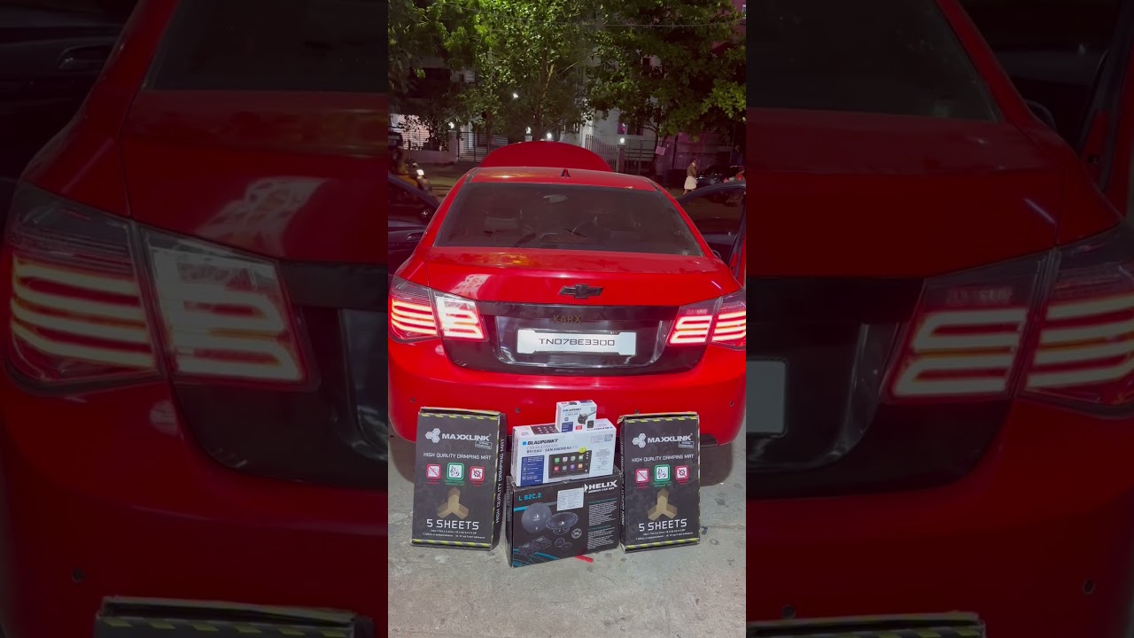 Chevrolet#Blaupunkt Android#Rear Camera#Helix Components Speakers#Maxxlink Inner & Outer Damping