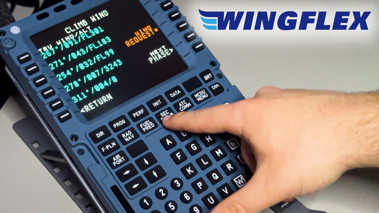 WINGFLEX Airbus A320 MCDU for Flight Simulators | Review & Showcase
