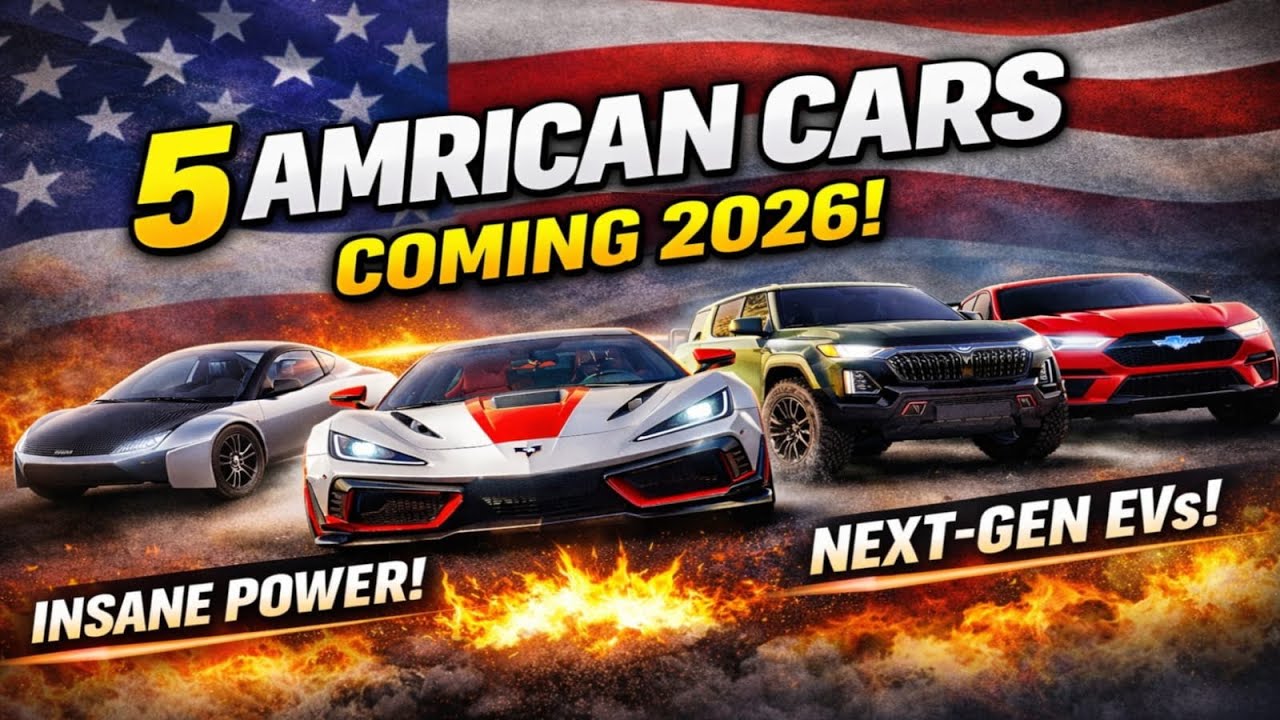 TOP 5 Most Exciting New American Cars Coming in 2026 That Will Change Everything!
