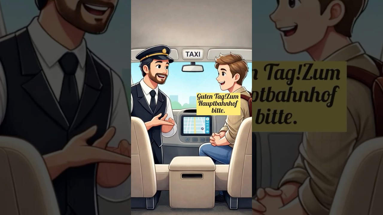 N&uuml;tzliches Gespr&auml;ch: Mit dem Taxifahrer &uuml;ber dein Ziel sprechen(Deutsch lernen leicht gemacht)