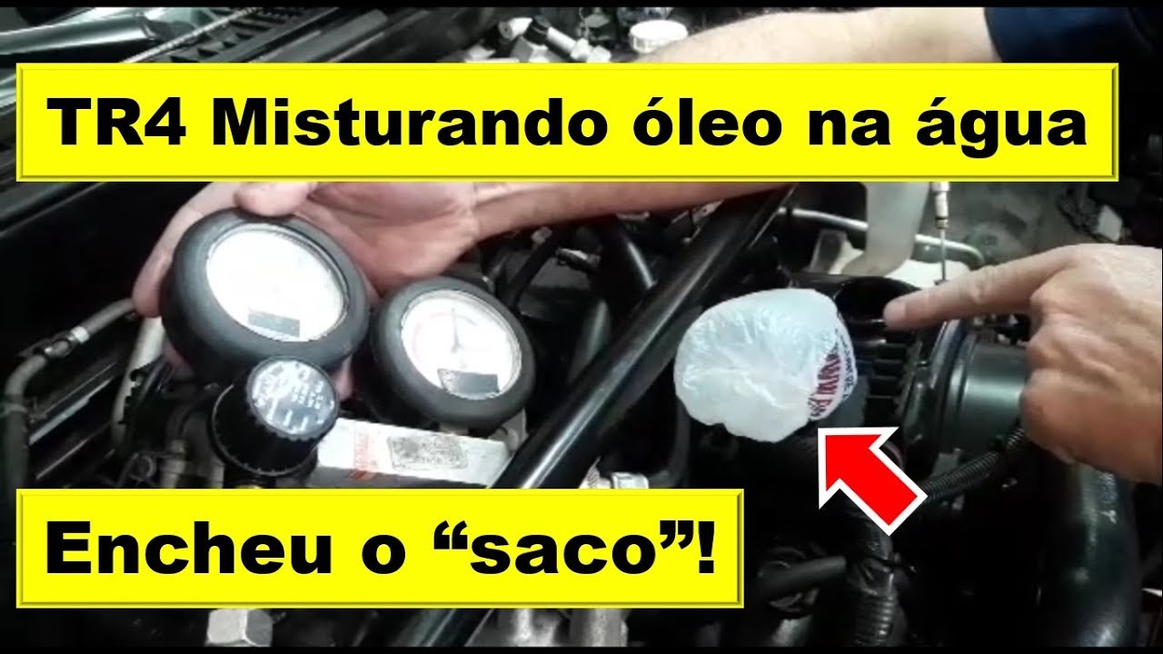 MISTURANDO ÓLEO NA ÁGUA - TR4 Encheu o 