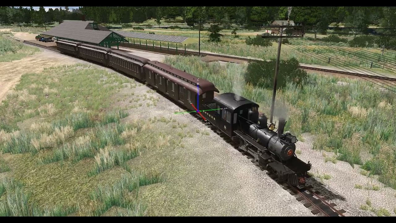 Trainz 2022: Железная дорога Бриджтон и река Сако от Trainz Forge