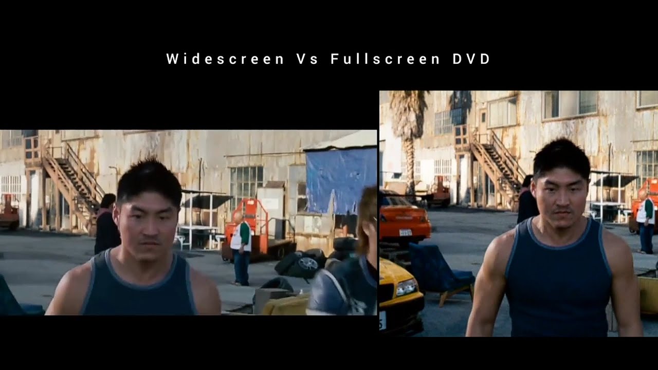 Tokyo drift Fist fight scene (Widescreen Vs Fullscreen DVD)