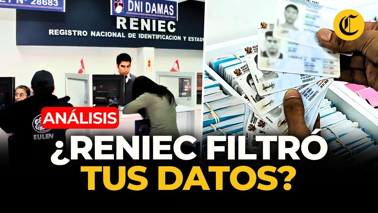 ¿Por qué se filtró el padrón electoral 2026 y qué falló en el Reniec?, lo explicamos | El Comercio