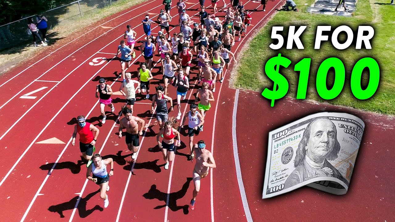 INCREDIBLE 5K RACE vs. Subscribers, Winner Gets $100 CASH
