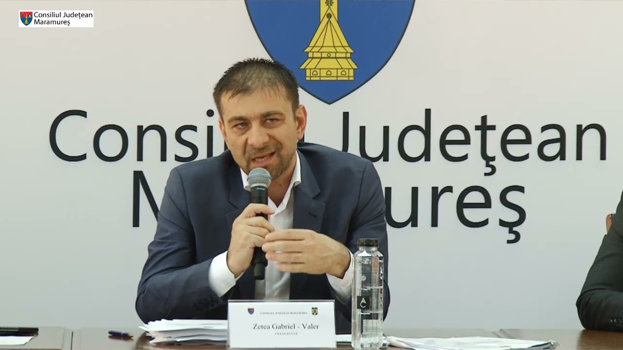 Şedinţa ordinară a Consiliului Judeţean Maramureş din 28.08.2025
