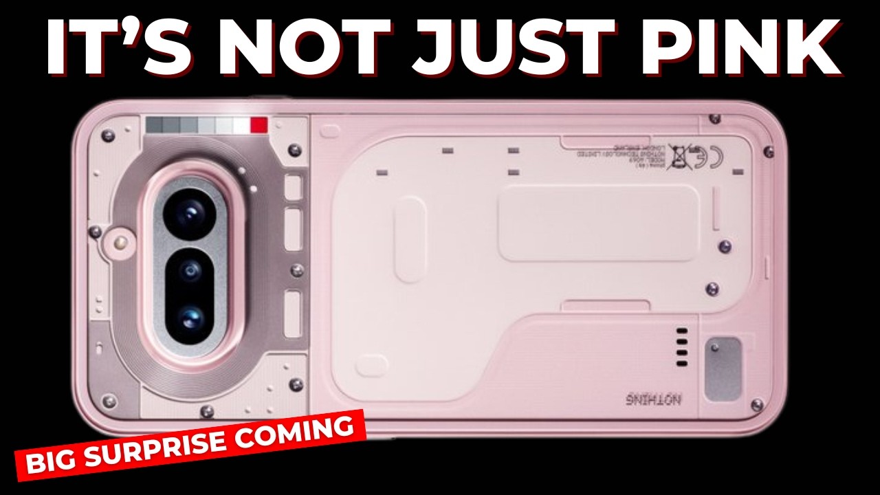 This New Pink Phone Is NOT What You Think | Nothing Phone 4a Review