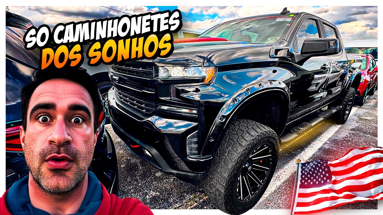 Caminhonetes INSANAS no LEILÃO 🤯 CARISSIMAS NO BRASIL