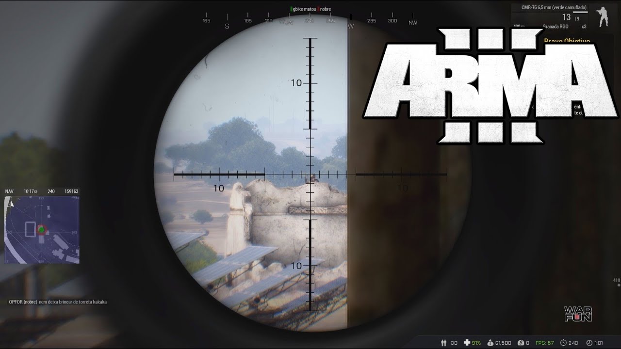 Sniper Novato em Ação: Errando, Acertando e Me Divertindo! Arma 3