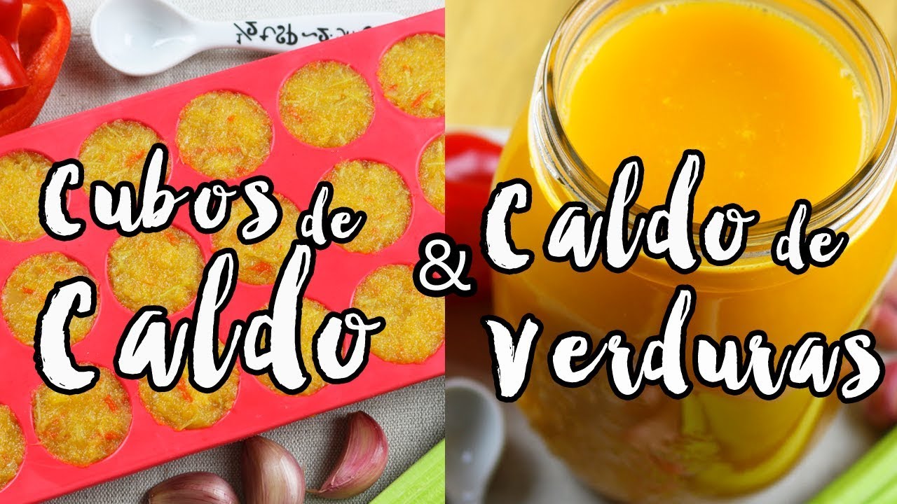 CALDO DE VERDURAS VEGANO Y CUBITOS VEGETALES | Consome Vegano Facil | Comida Saludable
