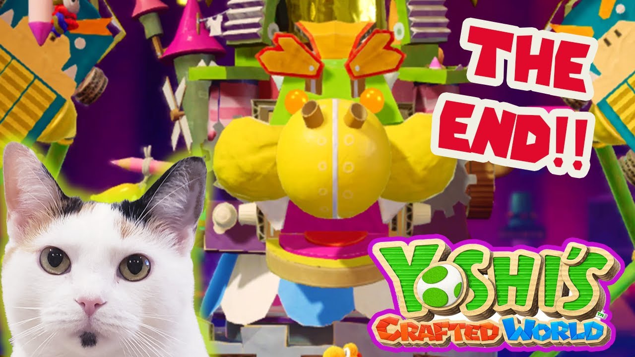 Yoshi's Crafted World | Shadowville Boss | The End ! | Gameplay on Nintendo Switch !