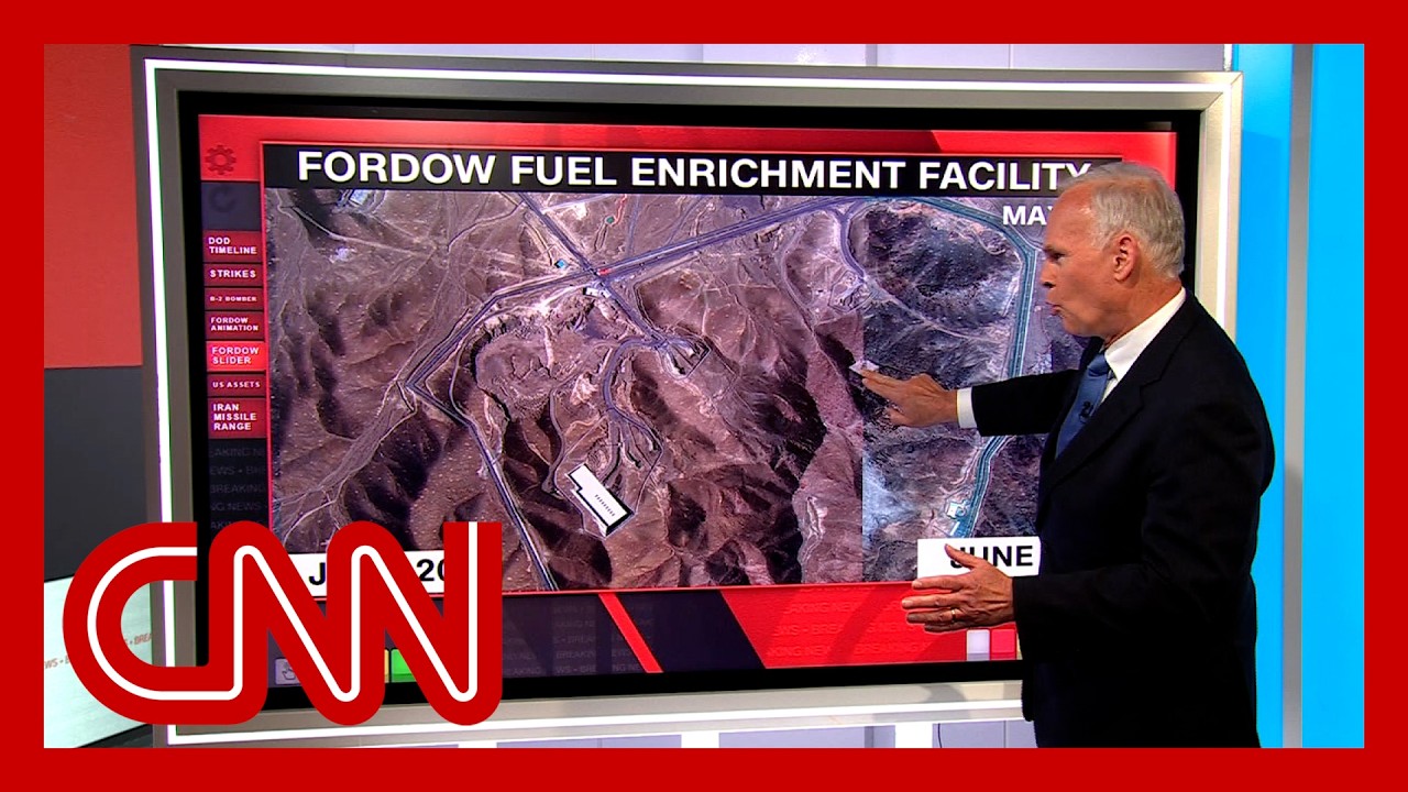 Satellite images show before and after of Iran&rsquo;s nuclear sites