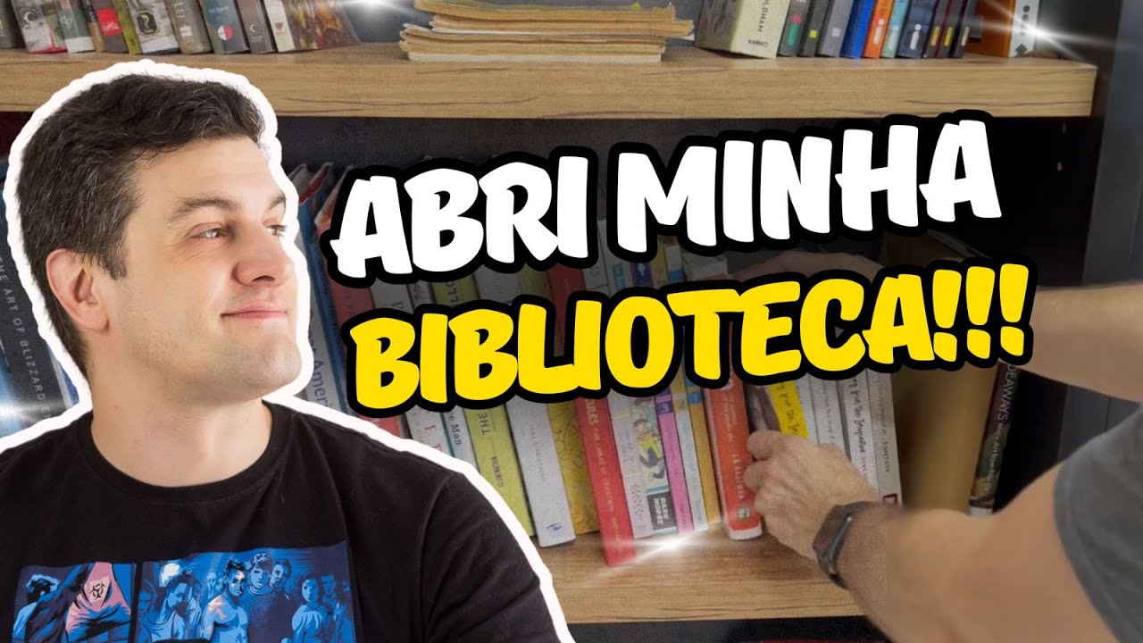 O tour na BILIOTECA DOS SONHOS de um ilustrador - PARTE 1