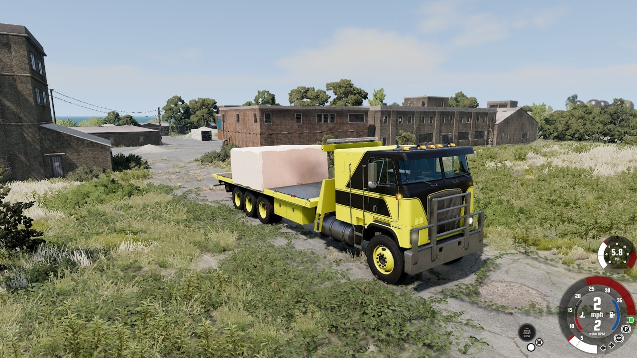TC83 Sleeper (M) Marbal Transporting || BeamNG.drive