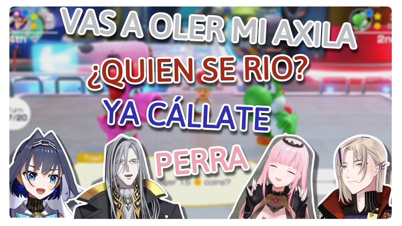 Mario Party destruye las amistades de Kronii, Calli, Dez y Vesper [HololiveEN] [Sub Español]