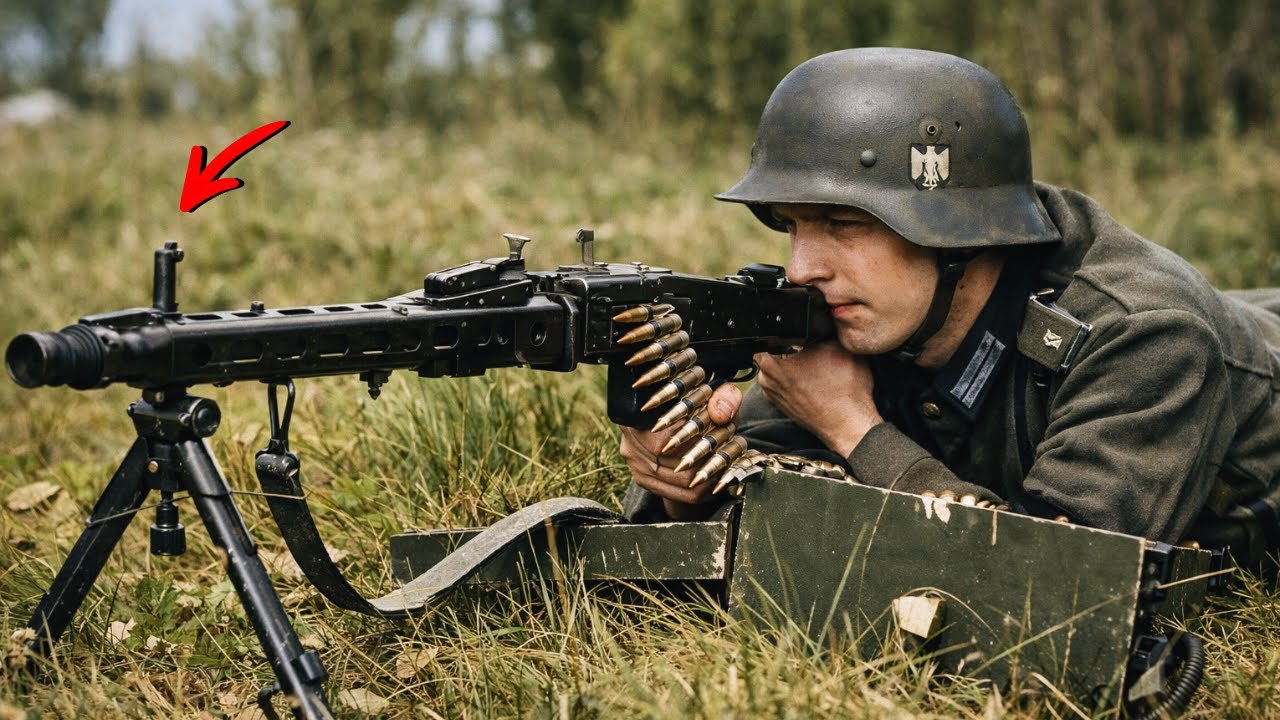 “BRRRT” — The MG42 That Made US Soldiers Think They Faced 10 Machine Guns