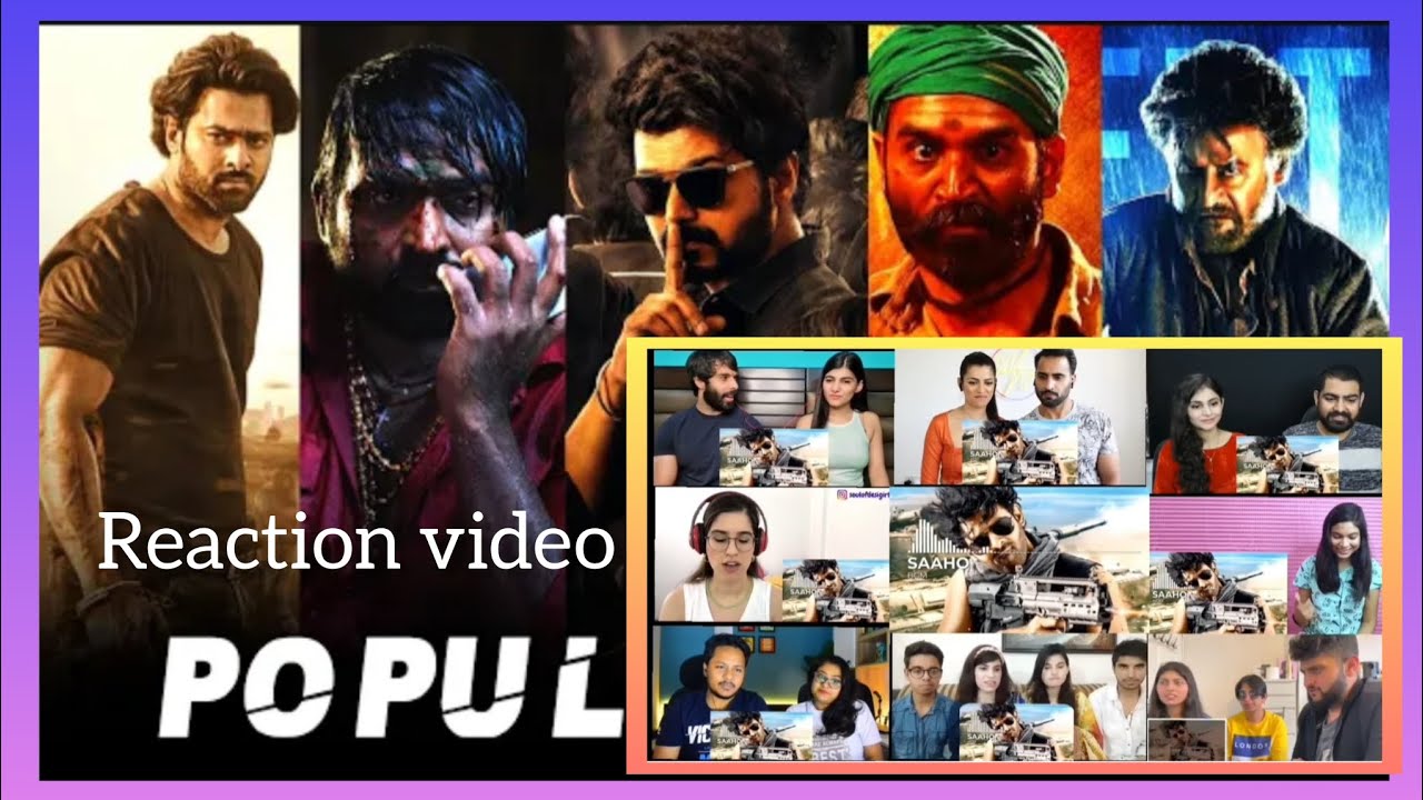 top 10 most popular BGM reaction ft master, petta, Arjun Reddy, saaho, there,asuran and more !!!