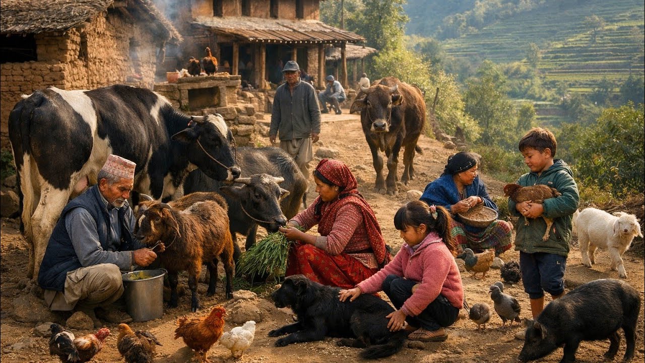 “In our real village society, people live closely with animals in their daily life.”