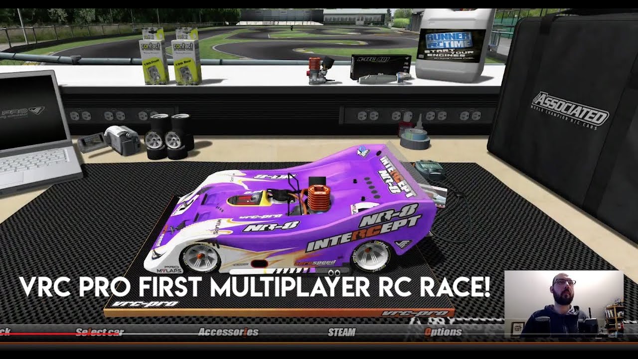 Virtual RC Racing! VRC Pro Nitro 1/8 Onroad Race at Heemstede 1 Track - Netcruzer RC