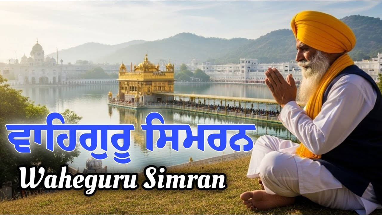 Waheguru Simran ~ ਵਾਹਿਗੁਰੂ ਸਿਮਰਨ ~ Waheguru Relaxing Music #waheguru #relaxing #meditation #wmkji