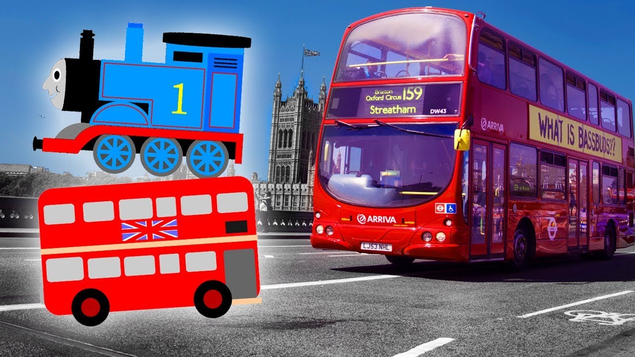 Wheels On The bus London city rhyme | nursery rhyme | baby songs | kids by Thomas the Train