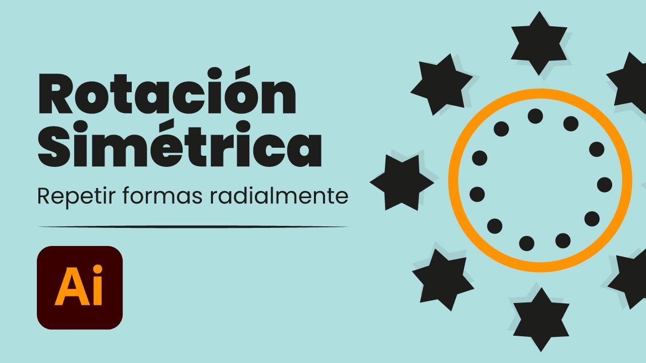 Así Puedes DUPLICAR Objetos de Forma Radial en Adobe Illustrator😱