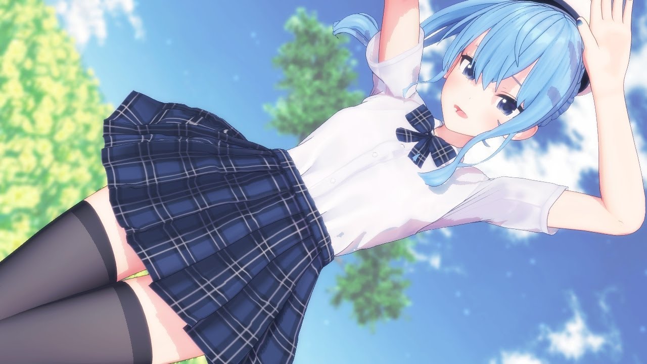 【ホロライブMMD】『メルト』by JK星街すいせい【4K】