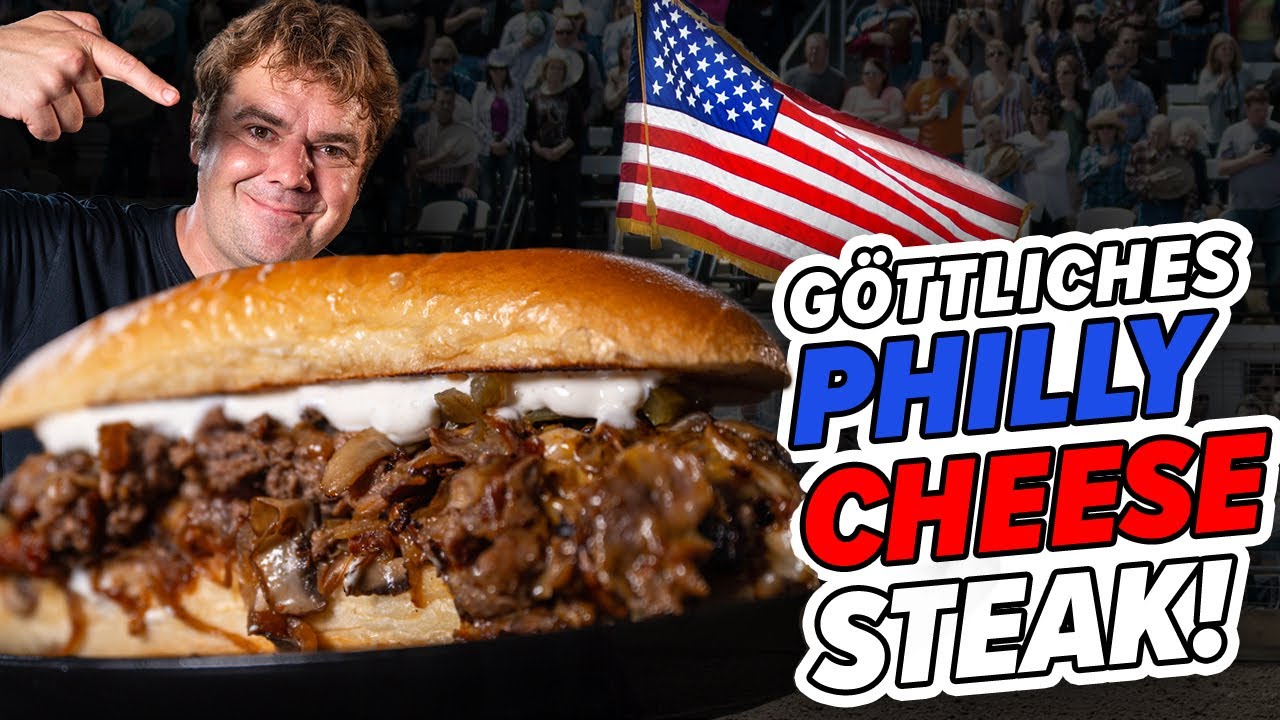 DAS Rezept: Philly Cheese Steak - besser als in den USA!