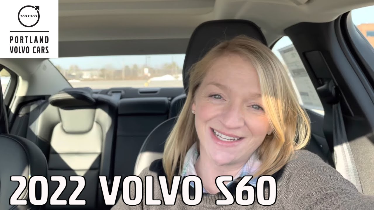 Denim Blue Metallic 2022 Volvo S60 / Walkaround with Heather