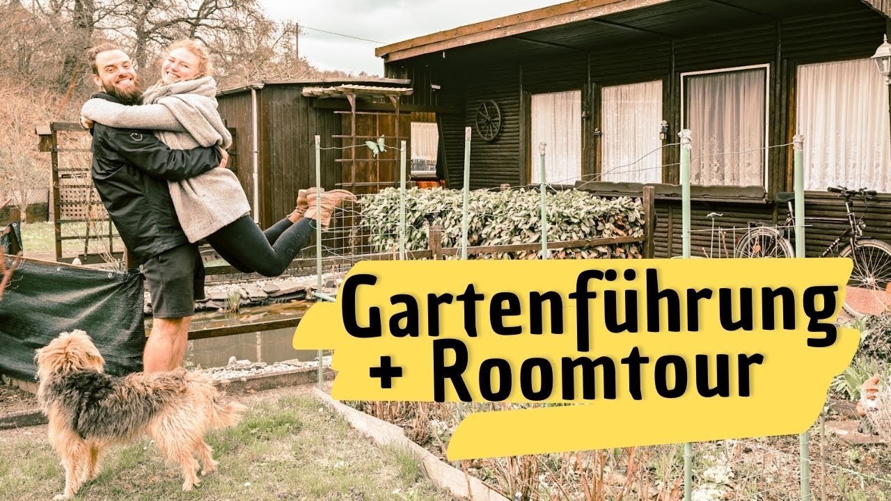 Kleingartenführung - Wir zeigen unseren Garten🪴 + Hütte 🛖 | Roomtour | Garten Anfänger | VLOG#1