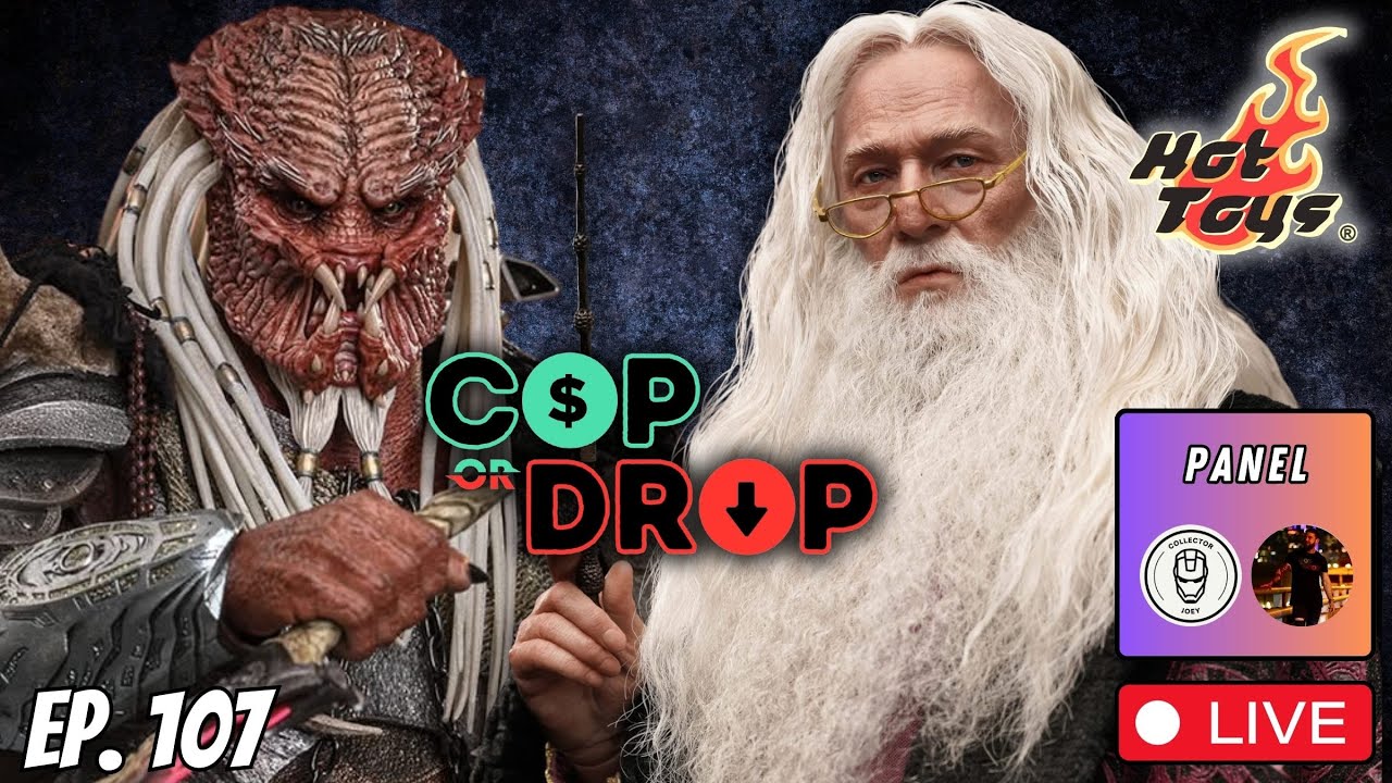 Hot Toys LIVE | Cop or Drop? Ep. 107 | Albus Dumbledore | Father Predator | Agent Venom and MORE